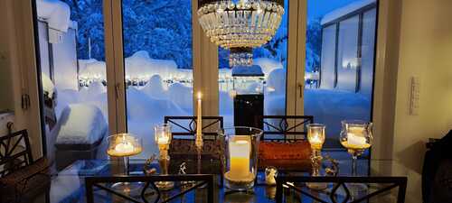 Sicht Terrasse Winter - 
