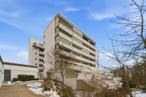Rückseite mit Blick auf die Wohnung - 