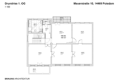 04.5 Mietergrundriss 1. OG - 4 Zimmer 4- Zimmerwohnung zur Miete in Potsdam