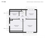 bemaßter Grundriss Obergeschoss - 
