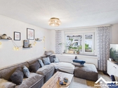 Wohnzimmer - 3 Zimmer Doppelhaushälfte zum Kaufen in Magdeburg