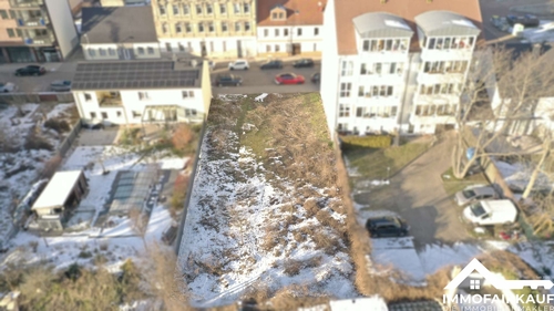 Ansicht von oben - Grundstück in Magdeburg zum Kaufen