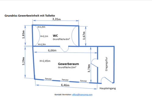 Screenshot 2026-01-08 at 19-54-01 Microsoft PowerPoint - 20260102 ExposÃ© Gewerbeeinheit Peterstaler Str. HD-Zgh. - Grundriss P16 Gewerbe.pdf - Gewerbeeinheit mit guter Verkehrsanbindung in Heidelberg Ziegelhausen zu vermieten
