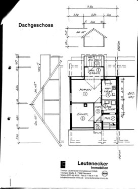 Dachgeschoss Aldingen - 2- Zimmerwohnung in Remseck am Neckar