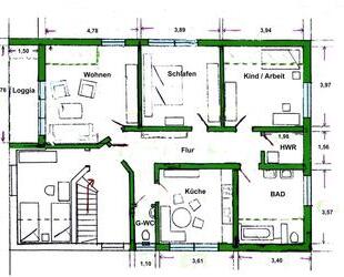 Helle Mietwohnung - 700,00&nbsp;EUR Kaltmiete, ca.&nbsp; 100,00&nbsp;m&sup2;&nbsp;Wohnfl&auml;che in Adelheidsdorf (PLZ: 29352)