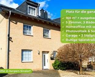 Raum für die ganze Familie – Doppelhaushälfte mit 160 m², ausgebautem Keller & PV in Kerpen-Sindorf