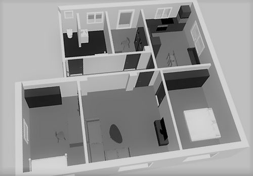 4-Zimmer-Wohnung, EG, 3D-Ansicht - Charmante Erdgeschosswohnung mit 110 m² & großem Garten ab 2027 – perfekt für Paare & Familien!