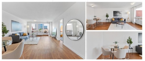 Wohn-Esszimmer - Stilvolle und sonnige 2-Zimmer-Penthouse-Wohnung in Leonberg