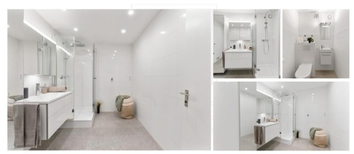 Badezimmer - 2- Zimmerwohnung zur Miete in Leonberg