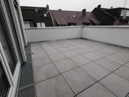Dachterrasse von der Küche aus - 