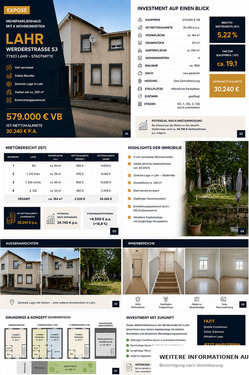 Expose_Lahr-Werderstr.53 - 6 Zimmer Mehrfamilienhaus, Wohnhaus zum Kaufen in Lahr (Schwarzwald)