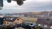 Blick vom Balkon auf Neckar und Schloss Gundelsheim - 