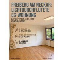 Neugründung: Gemütliche 2er-WG sucht Erstbezug! - Freiberg am Neckar