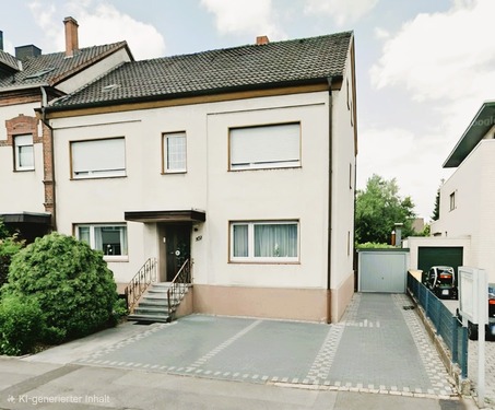 Haus Frontansicht 03 - Zweifamilieneckhaus mit Erweiterungspotenzial in Nähe des Naturschutzgebietes Heerener Holz