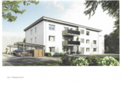 Westansicht Haus - 4 Zimmer Penthouse zur Miete in Forchheim