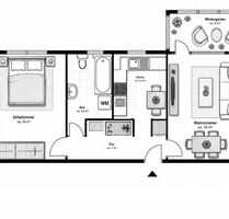 Vermietete 2-Zimmer-Wohnung nahe Uni mit Wintergarten & EBK - Magdeburg
