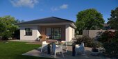 Gestaltungsvariante Walmdach - Zeitlos moderner Bungalow mit überdachter Terrasse - Ihr Zuhause zum Wohlfühlen
