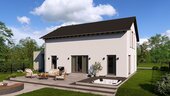 Ansicht Garten - Einfamilienhaus mit 173,21 m&sup2; in Poppenhausen zum Kaufen