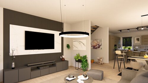 Helles, modernes Wohnkonzept - Einfamilienhaus mit 193,71 m&sup2; in Johannesberg zum Kaufen