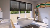 Stilvolle Badewanne mit Ausblick - 
