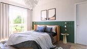 Schlafzimmer mit Ausblick - 