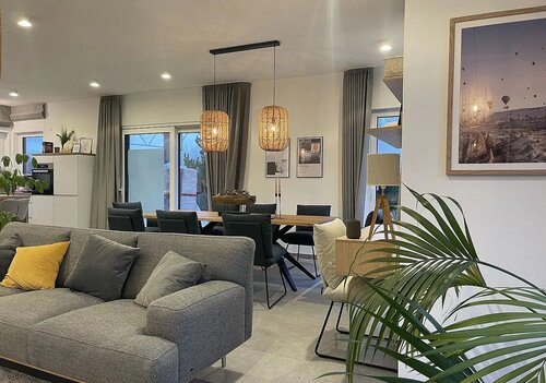 Wohnzimmer - 4 Zimmer Einfamilienhaus in Rückersdorf