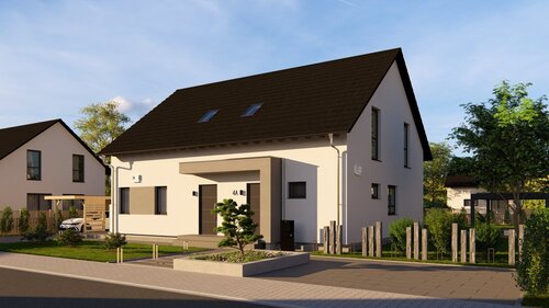 Modernes Satteldach-Design - 
