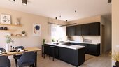 Offene Wohnküche mit Stil - 