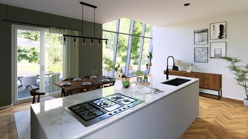 Küche trifft Eleganz - 