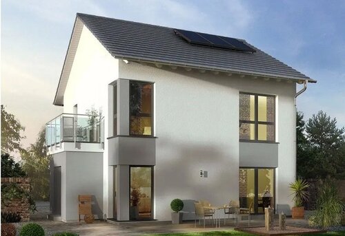 Newline - Ein neues Einfamilienhaus auf 3 Ebenen in Mühlheim malerfertig inkl. Grundstück