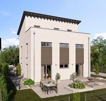 Modernes Einfamilienhaus mit Dachterrasse im Neubaugebiet von Seligenstadt - malerfertig augebaut