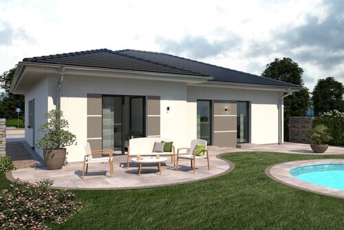 Beispielansicht Walmdach - Ihr individueller Bungalowtraum in Großrinderfeld