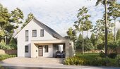 Ansicht Straße - Modernes 4-Zimmer-Familienhaus mit individueller Planung in Großrinderfeld