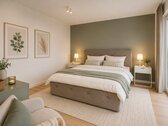 Schlafzimmer mit Wohlfühl-Atmosphäre - 