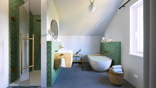 Wellness-Bad mit Stil - 