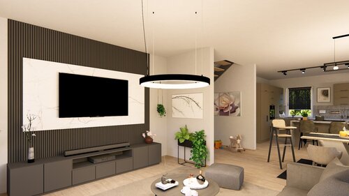 Offenes Wohnen mit Stil - 