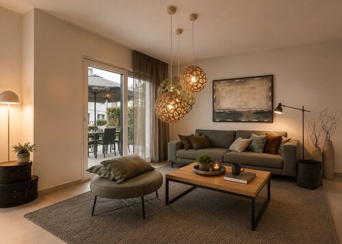 Elegantes Wohnzimmer mit Stil - 