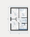 Grundriss OG - 4 Zimmer Doppelhaushälfte in Holzgerlingen