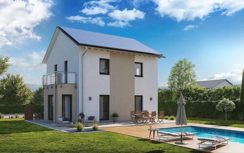 Gartenansicht - 4 Zimmer Einfamilienhaus zum Kaufen in Brombach bei Gunzenhausen