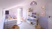 Helles Kinderzimmer mit Charme - Doppelhaushälfte mit 127,49 m&sup2; in Weinsberg zum Kaufen