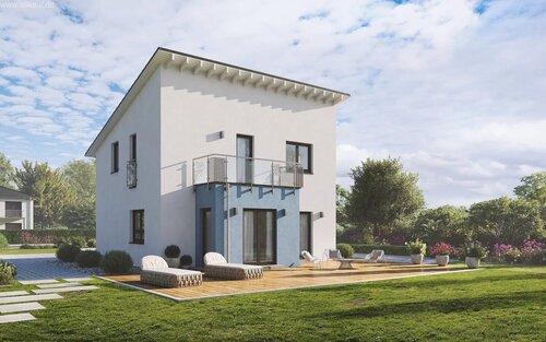 Pultdach Garten - Einfamilienhaus mit 124,00 m&sup2; in Georgensgmünd zum Kaufen