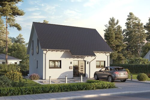 Home 10 halbgeschossig Satteldach Eingangsbereich - 6 Zimmer Einfamilienhaus in Werl