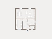 Das Erdgeschoß - Einfamilienhaus mit 115,00 m&sup2; in Mönchengladbach zum Kaufen