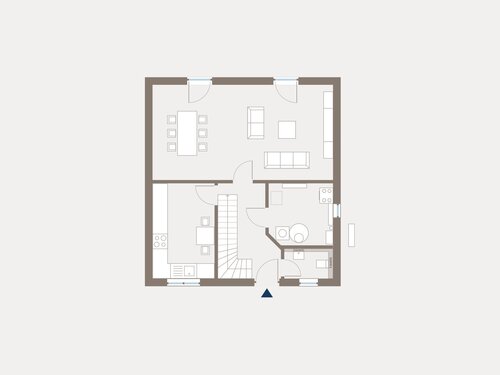 Das Erdgeschoß - Einfamilienhaus mit 115,00 m&sup2; in Mönchengladbach zum Kaufen