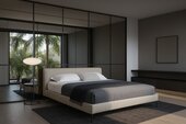 Schlafzimmer mit Panoramafenster - 