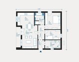Grundriss - 3 Zimmer Bungalow zum Kaufen in Remscheid Reinshagen