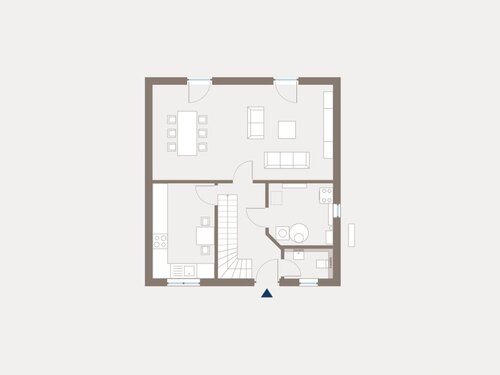 Erdgeschoss - 4 Zimmer Einfamilienhaus in Köln