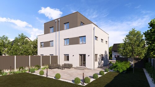 Moderne Villa mit Garten - 