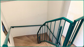Blick von oben in das Treppenhaus - 