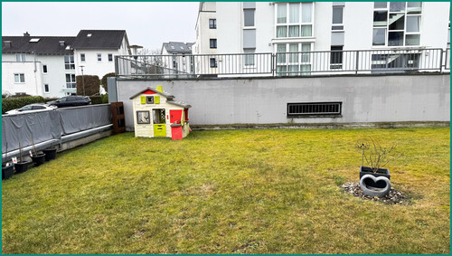 Ein Teil der Gartenfläche kann genutzt werden - 